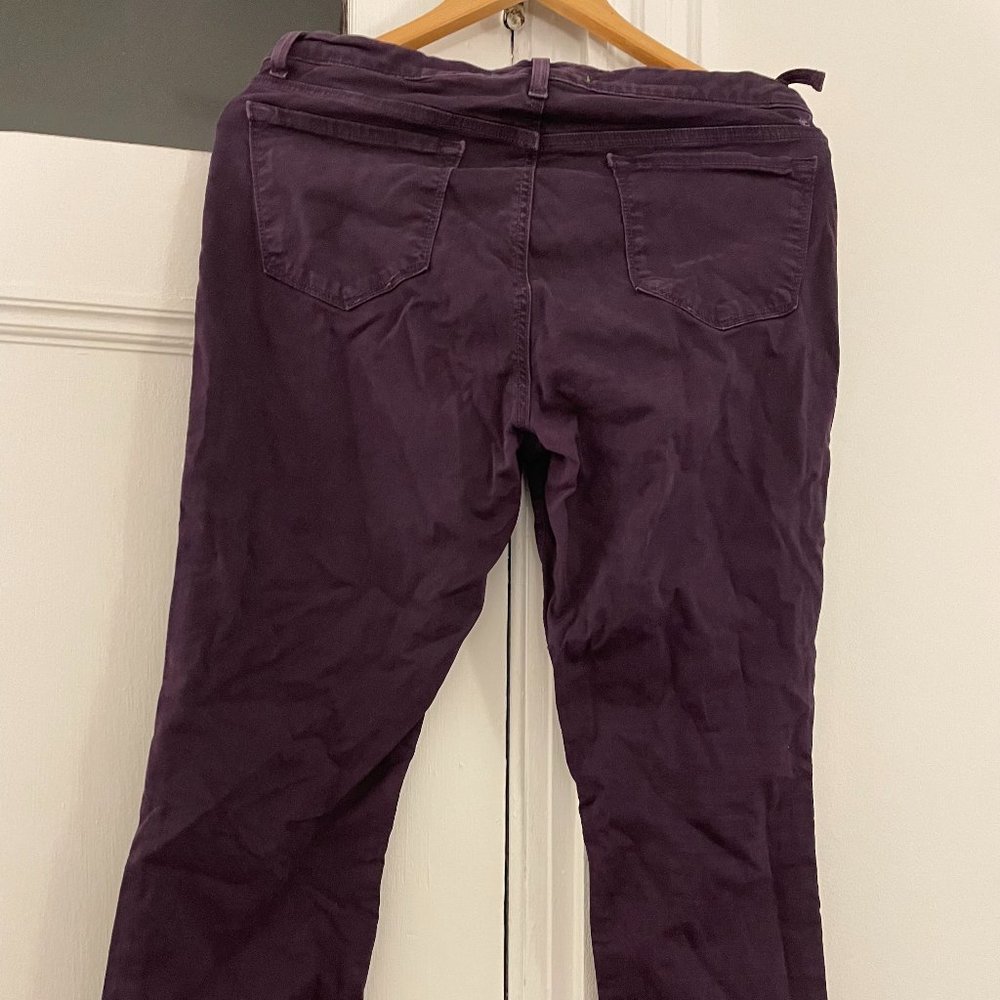 J Brand Purple Super Skinny Low Rise Jeans
